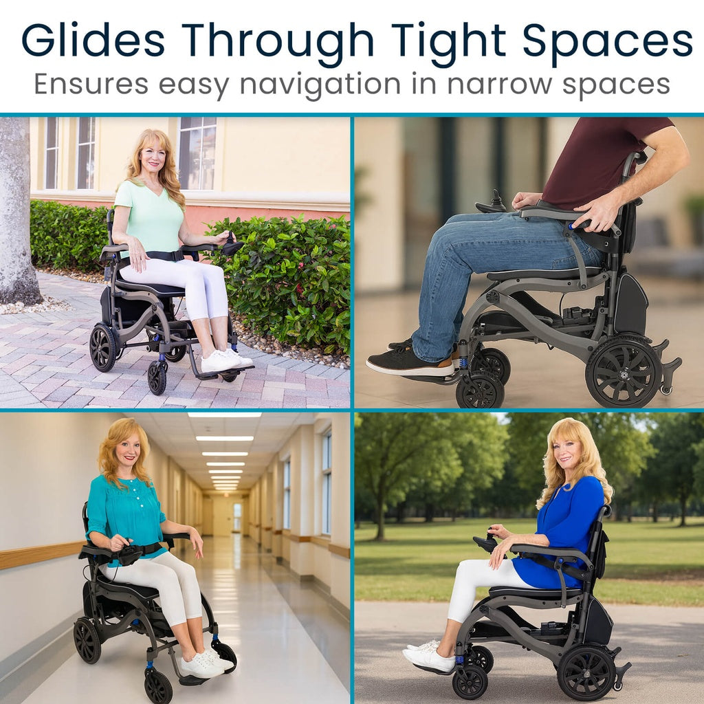 Air Frame Power Wheelchair - Magnesium Collection