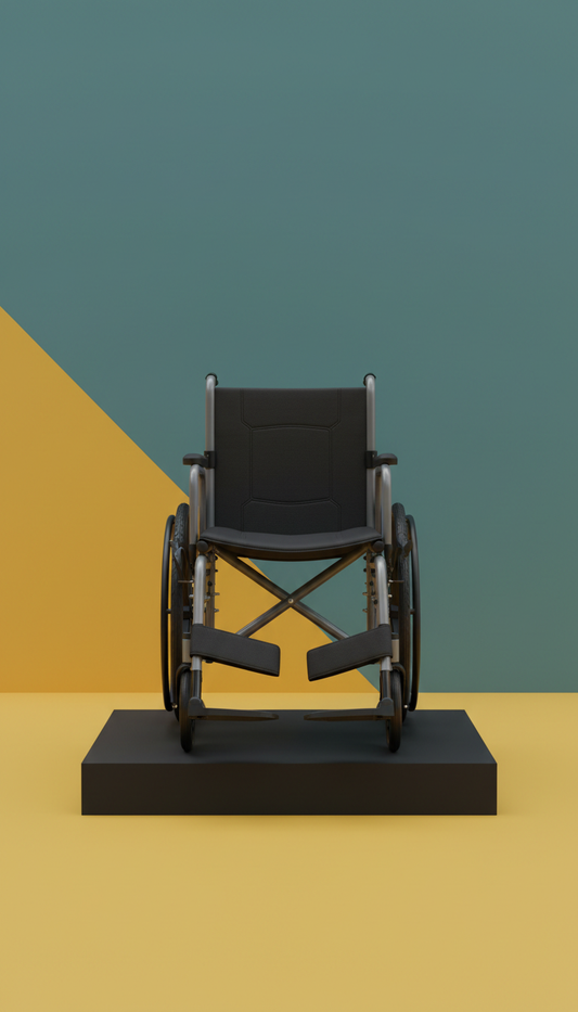 Manual Mobility Wheelchair with Reinforced Frame