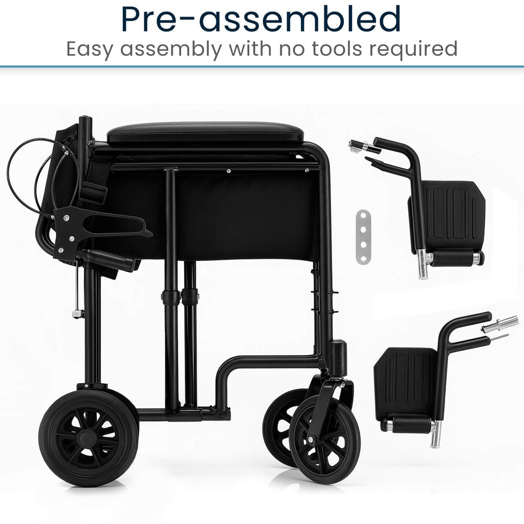 Core Transport Wheelchair (17"-19", 250 lbs)