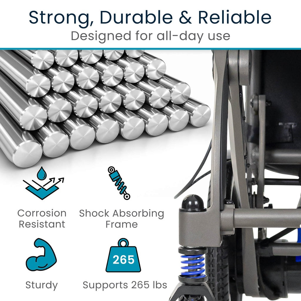 Air Frame Power Wheelchair - Magnesium Collection