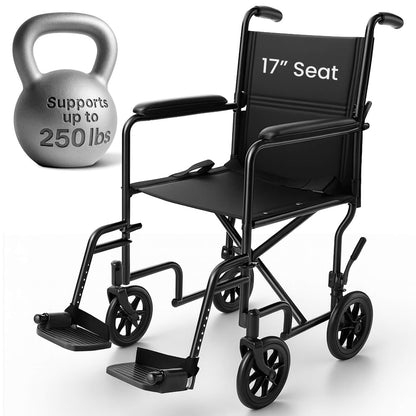Core Transport Wheelchair (17"-19", 250 lbs)