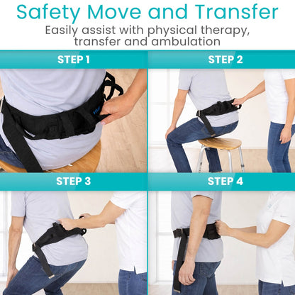 Transfer Belt with Handles - Plastic Buckle