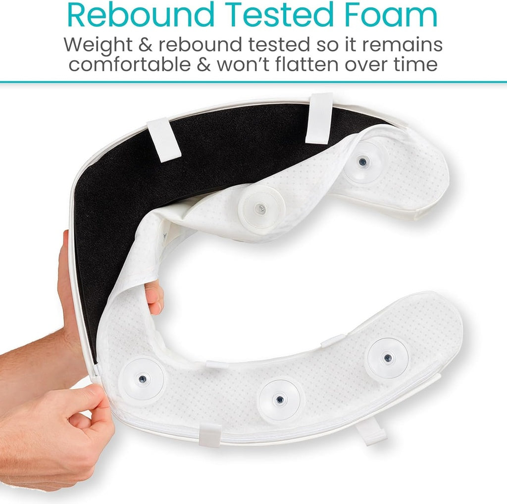 Cushioned Toilet Seat Riser 2'' Soft