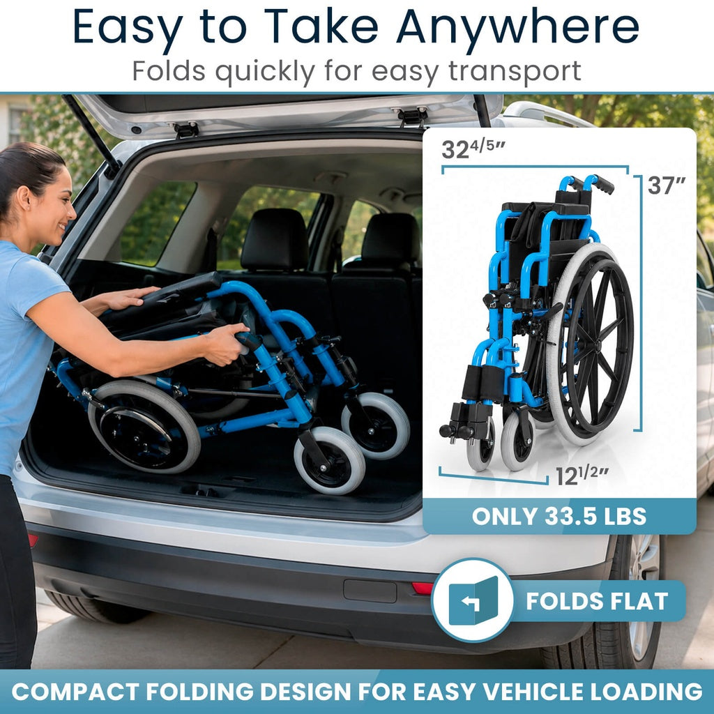 Pediatric Wheelchair (14", 150 lbs)