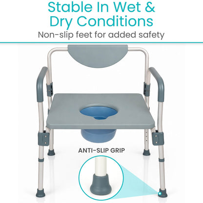 Bariatric 4 in 1 Commode & Shower Chair