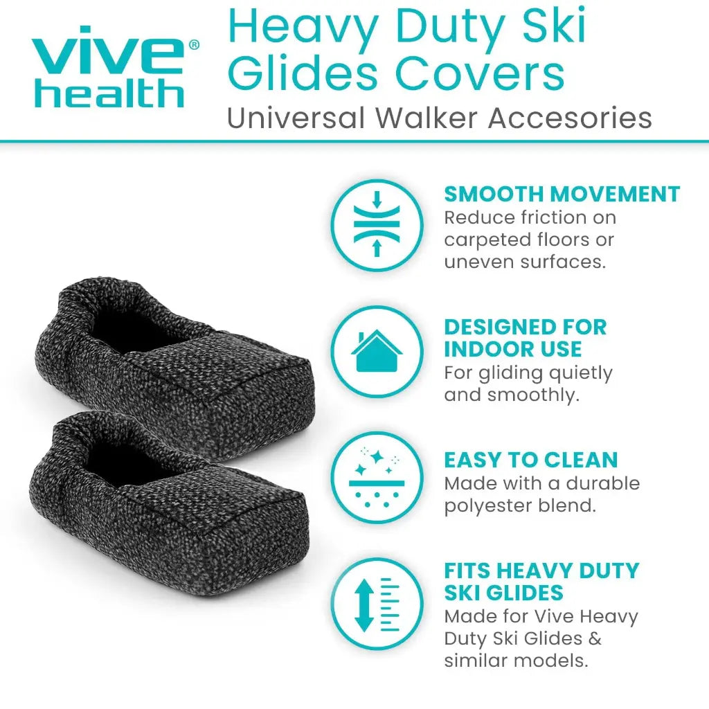 Walker Ski Glide Covers Heavy Duty