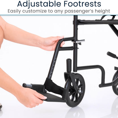 Core Transport Wheelchair (17"-19", 250 lbs)