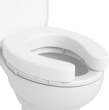 Cushioned Toilet Seat Riser 2'' Soft