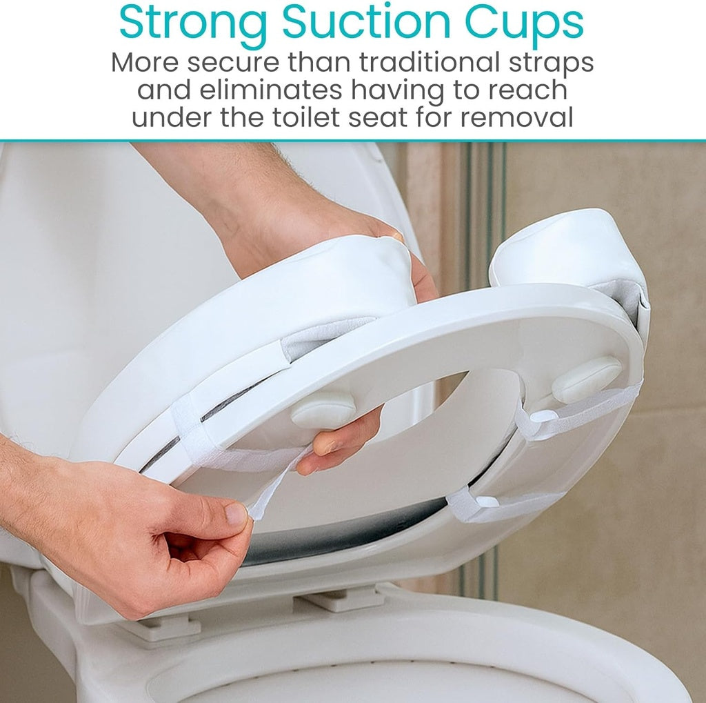 Cushioned Toilet Seat Riser 2'' Soft