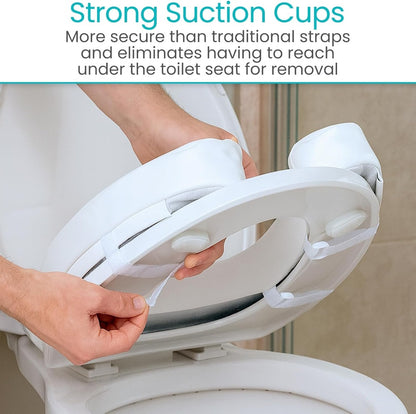 Cushioned Toilet Seat Riser 2'' Soft