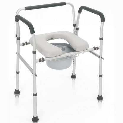 3 in 1 Padded Commode