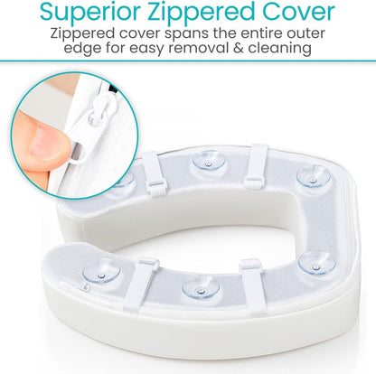 Cushioned Toilet Seat Riser 2'' Soft