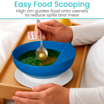 Spill Proof Scoop Plate and Bowl