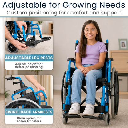 Pediatric Wheelchair (14", 150 lbs)