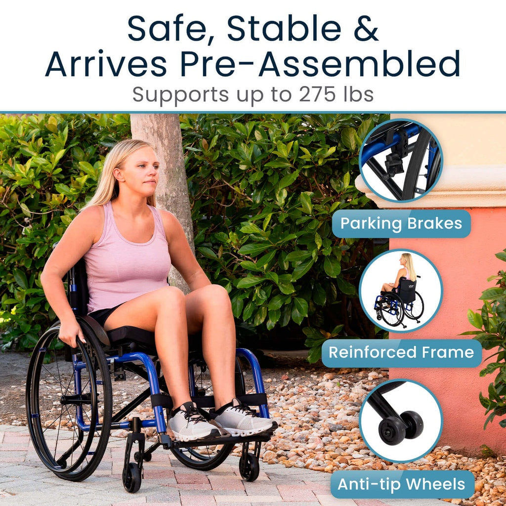 Active Wheelchair (15.5", 275 lbs)