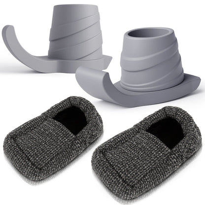 Walker Ski Glides and Covers Heavy Duty