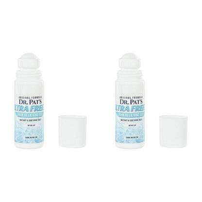 Dr. Pat's Ultra Freeze Pain Cream 3oz Roll On (2 Pack)