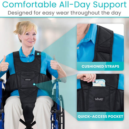 Under Seat Wheelchair Harness