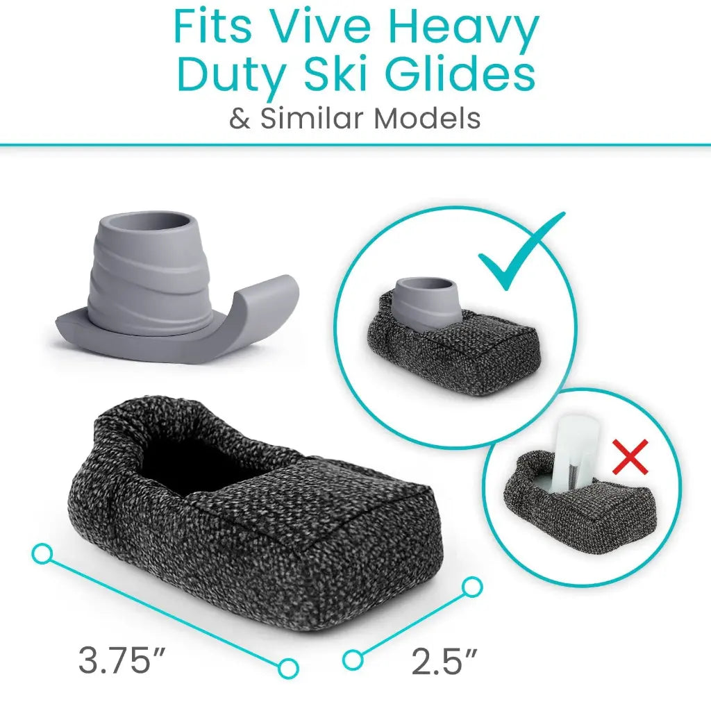 Walker Ski Glide Covers Heavy Duty